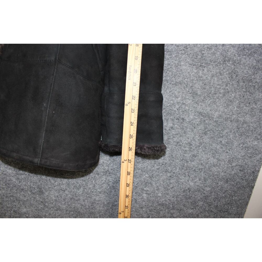 Young Eun Jacket Coat Women's Medium Faux Sude & Faux Fur-lined - Picture 6 of 14